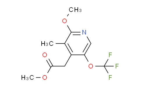 Methyl 2-methoxy-3-methyl-5-(trifluoromethoxy)pyridine-4-acetate