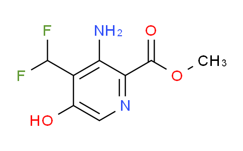 Methyl 3-amino-4-(difluoromethyl)-5-hydroxypyridine-2-carboxylate
