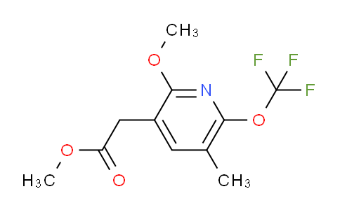 Methyl 2-methoxy-5-methyl-6-(trifluoromethoxy)pyridine-3-acetate