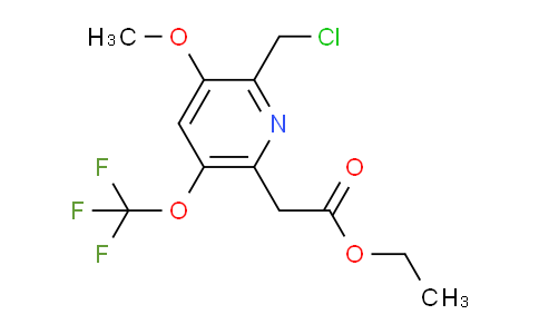 AM150330 | 1804758-46-0 | Ethyl 2-(chloromethyl)-3-methoxy-5-(trifluoromethoxy)pyridine-6-acetate