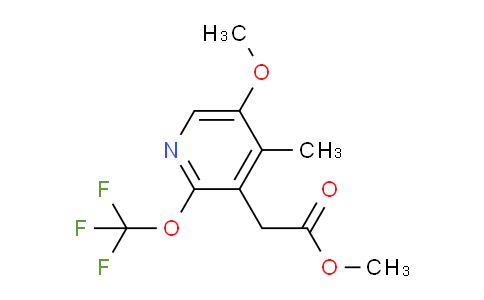 Methyl 5-methoxy-4-methyl-2-(trifluoromethoxy)pyridine-3-acetate