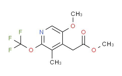 Methyl 5-methoxy-3-methyl-2-(trifluoromethoxy)pyridine-4-acetate