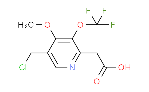 5-(Chloromethyl)-4-methoxy-3-(trifluoromethoxy)pyridine-2-acetic acid