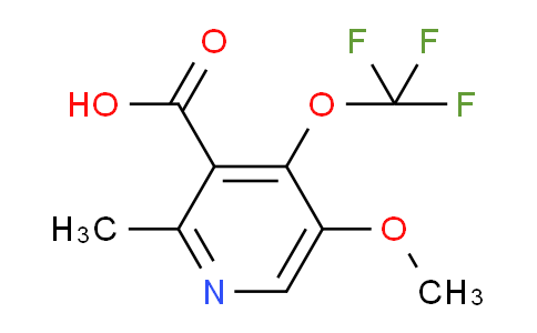 5-Methoxy-2-methyl-4-(trifluoromethoxy)pyridine-3-carboxylic acid