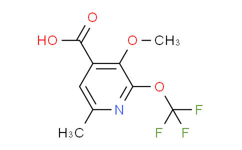 3-Methoxy-6-methyl-2-(trifluoromethoxy)pyridine-4-carboxylic acid