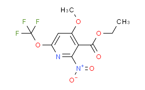 Ethyl 4-methoxy-2-nitro-6-(trifluoromethoxy)pyridine-3-carboxylate