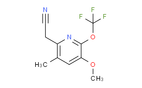 3-Methoxy-5-methyl-2-(trifluoromethoxy)pyridine-6-acetonitrile