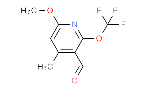 6-Methoxy-4-methyl-2-(trifluoromethoxy)pyridine-3-carboxaldehyde