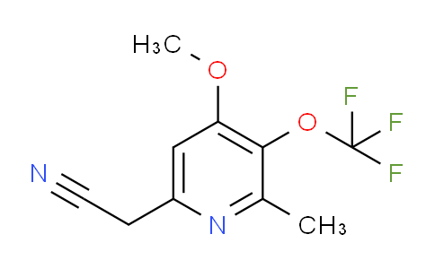 4-Methoxy-2-methyl-3-(trifluoromethoxy)pyridine-6-acetonitrile