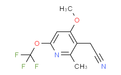 4-Methoxy-2-methyl-6-(trifluoromethoxy)pyridine-3-acetonitrile