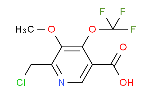 2-(Chloromethyl)-3-methoxy-4-(trifluoromethoxy)pyridine-5-carboxylic acid