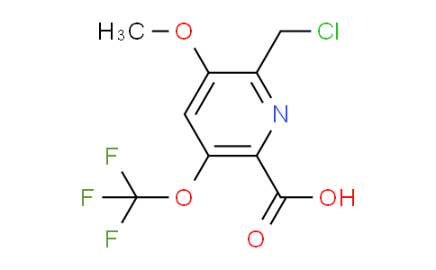 2-(Chloromethyl)-3-methoxy-5-(trifluoromethoxy)pyridine-6-carboxylic acid