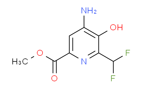 AM15043 | 1806844-29-0 | Methyl 4-amino-2-(difluoromethyl)-3-hydroxypyridine-6-carboxylate