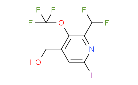 2-(Difluoromethyl)-6-iodo-3-(trifluoromethoxy)pyridine-4-methanol