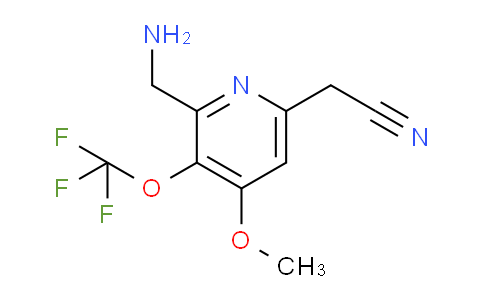 2-(Aminomethyl)-4-methoxy-3-(trifluoromethoxy)pyridine-6-acetonitrile