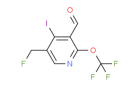5-(Fluoromethyl)-4-iodo-2-(trifluoromethoxy)pyridine-3-carboxaldehyde