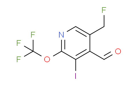 5-(Fluoromethyl)-3-iodo-2-(trifluoromethoxy)pyridine-4-carboxaldehyde