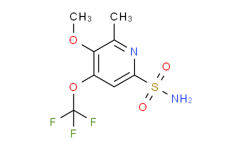 3-Methoxy-2-methyl-4-(trifluoromethoxy)pyridine-6-sulfonamide