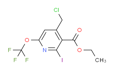 AM150478 | 1803963-72-5 | Ethyl 4-(chloromethyl)-2-iodo-6-(trifluoromethoxy)pyridine-3-carboxylate