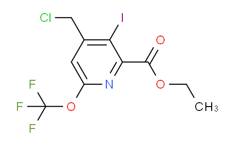 AM150480 | 1804777-05-6 | Ethyl 4-(chloromethyl)-3-iodo-6-(trifluoromethoxy)pyridine-2-carboxylate