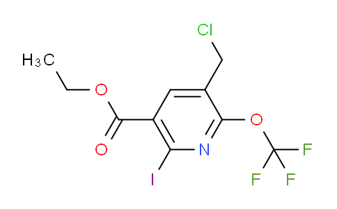 AM150485 | 1804367-66-5 | Ethyl 3-(chloromethyl)-6-iodo-2-(trifluoromethoxy)pyridine-5-carboxylate