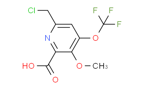 AM150491 | 1804757-95-6 | 6-(Chloromethyl)-3-methoxy-4-(trifluoromethoxy)pyridine-2-carboxylic acid
