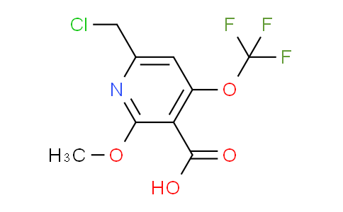 AM150497 | 1806761-49-8 | 6-(Chloromethyl)-2-methoxy-4-(trifluoromethoxy)pyridine-3-carboxylic acid