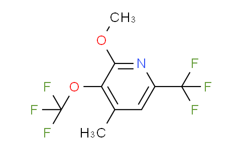 AM150508 | 1805119-22-5 | 2-Methoxy-4-methyl-3-(trifluoromethoxy)-6-(trifluoromethyl)pyridine