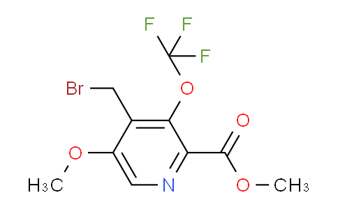 Methyl 4-(bromomethyl)-5-methoxy-3-(trifluoromethoxy)pyridine-2-carboxylate