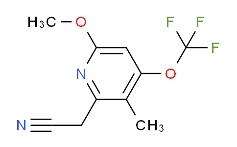 6-Methoxy-3-methyl-4-(trifluoromethoxy)pyridine-2-acetonitrile
