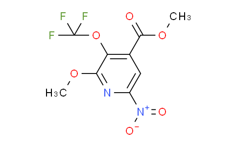 Methyl 2-methoxy-6-nitro-3-(trifluoromethoxy)pyridine-4-carboxylate