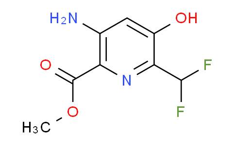 AM15055 | 1806837-88-6 | Methyl 5-amino-2-(difluoromethyl)-3-hydroxypyridine-6-carboxylate