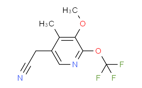 AM150551 | 1805126-19-5 | 3-Methoxy-4-methyl-2-(trifluoromethoxy)pyridine-5-acetonitrile