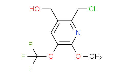 2-(Chloromethyl)-6-methoxy-5-(trifluoromethoxy)pyridine-3-methanol