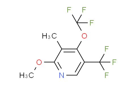 AM150584 | 1806175-19-8 | 2-Methoxy-3-methyl-4-(trifluoromethoxy)-5-(trifluoromethyl)pyridine