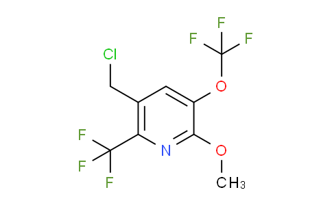 5-(Chloromethyl)-2-methoxy-3-(trifluoromethoxy)-6-(trifluoromethyl)pyridine