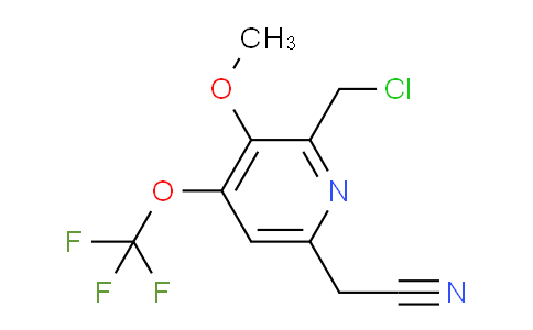 AM150616 | 1805208-55-2 | 2-(Chloromethyl)-3-methoxy-4-(trifluoromethoxy)pyridine-6-acetonitrile