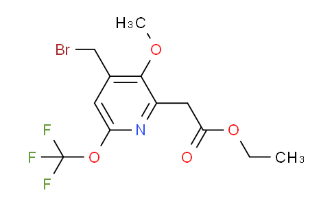 AM150634 | 1804752-77-9 | Ethyl 4-(bromomethyl)-3-methoxy-6-(trifluoromethoxy)pyridine-2-acetate