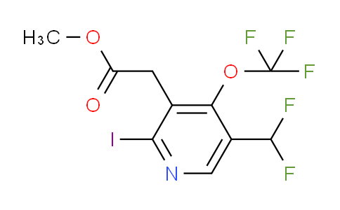 AM150640 | 1804918-23-7 | Methyl 5-(difluoromethyl)-2-iodo-4-(trifluoromethoxy)pyridine-3-acetate