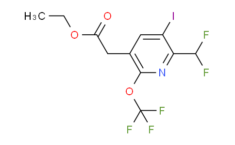 AM150647 | 1804441-09-5 | Ethyl 2-(difluoromethyl)-3-iodo-6-(trifluoromethoxy)pyridine-5-acetate