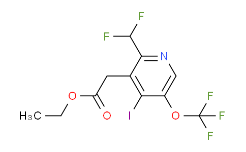 AM150649 | 1804745-31-0 | Ethyl 2-(difluoromethyl)-4-iodo-5-(trifluoromethoxy)pyridine-3-acetate