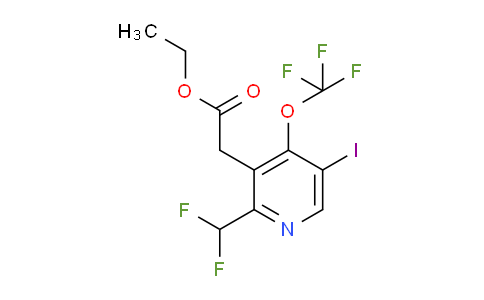 AM150655 | 1806173-60-3 | Ethyl 2-(difluoromethyl)-5-iodo-4-(trifluoromethoxy)pyridine-3-acetate