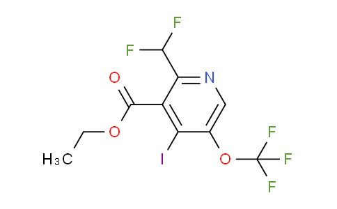 AM150664 | 1804634-09-0 | Ethyl 2-(difluoromethyl)-4-iodo-5-(trifluoromethoxy)pyridine-3-carboxylate