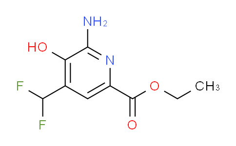 Ethyl 2-amino-4-(difluoromethyl)-3-hydroxypyridine-6-carboxylate