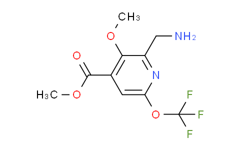 AM150687 | 1806067-42-4 | Methyl 2-(aminomethyl)-3-methoxy-6-(trifluoromethoxy)pyridine-4-carboxylate