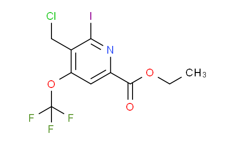 AM150688 | 1805992-12-4 | Ethyl 3-(chloromethyl)-2-iodo-4-(trifluoromethoxy)pyridine-6-carboxylate