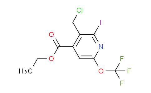 AM150689 | 1806258-71-8 | Ethyl 3-(chloromethyl)-2-iodo-6-(trifluoromethoxy)pyridine-4-carboxylate