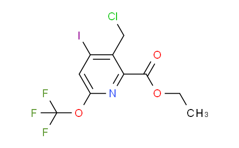 AM150692 | 1804864-62-7 | Ethyl 3-(chloromethyl)-4-iodo-6-(trifluoromethoxy)pyridine-2-carboxylate