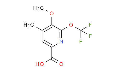3-Methoxy-4-methyl-2-(trifluoromethoxy)pyridine-6-carboxylic acid