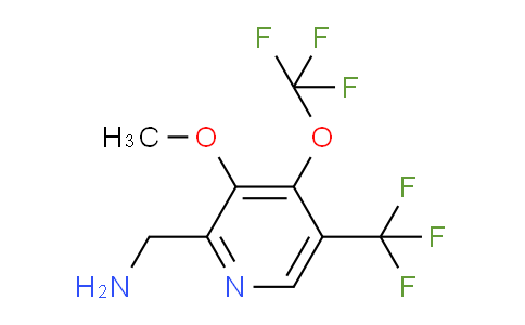 2-(Aminomethyl)-3-methoxy-4-(trifluoromethoxy)-5-(trifluoromethyl)pyridine
